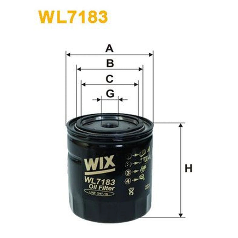 WIX Engine Oil Filter WL7183