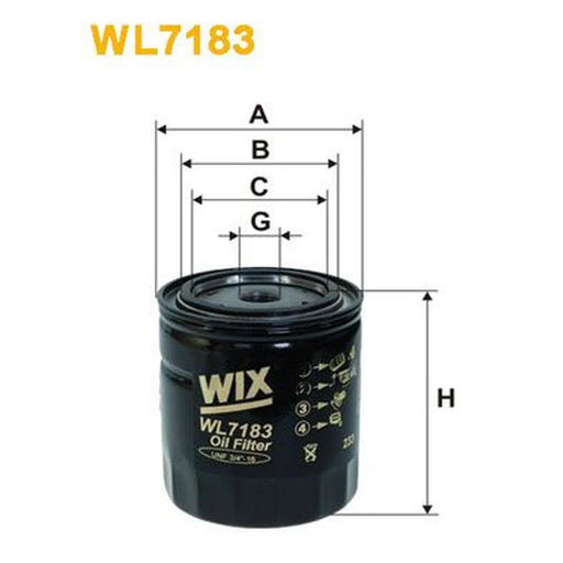 WIX Engine Oil Filter WL7183