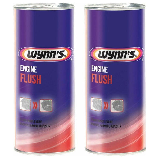 2x Wynns Engine Flush 425ml For Petrol & Diesel Cleans Engines Internally Wynns  - Town Parts