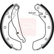 Apec Brake Shoe Set Axle Kit SHU492