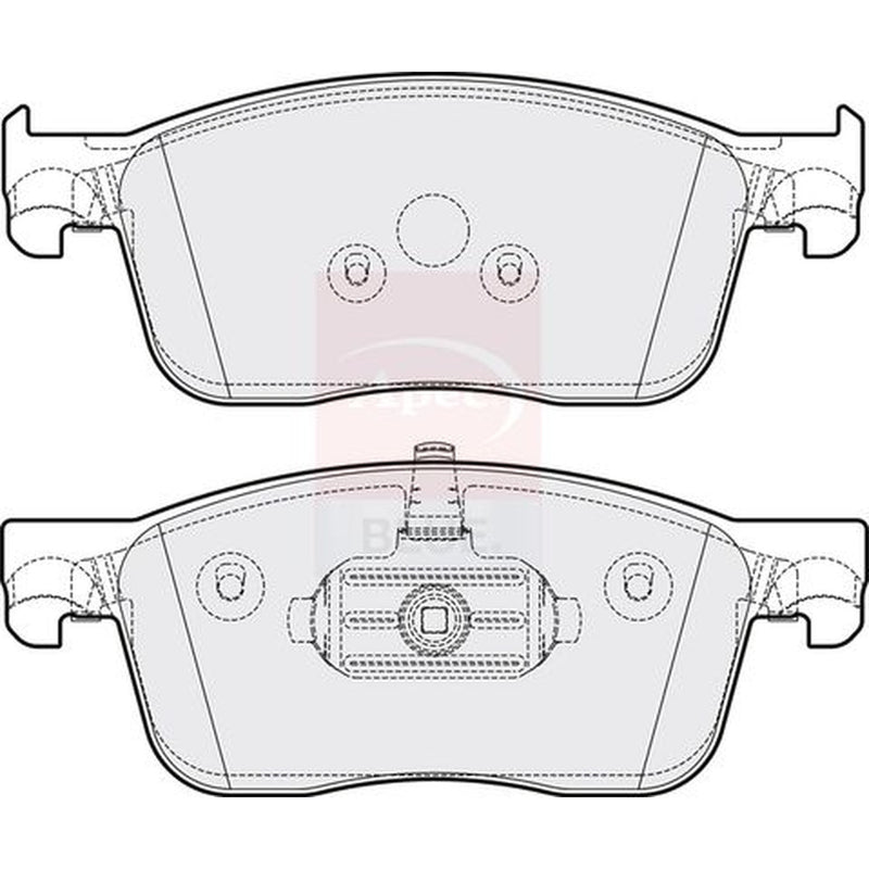 Apec Front Brake Pad Set PD3795