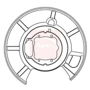 Apec Brake Disc Splash Guard Rear Left ASG1024