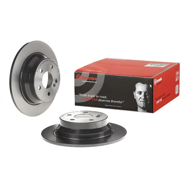 Brembo 2 x Solid Rear Brake Discs 08.9584.11