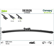 Valeo Passenger Side Wiper Blades 583926