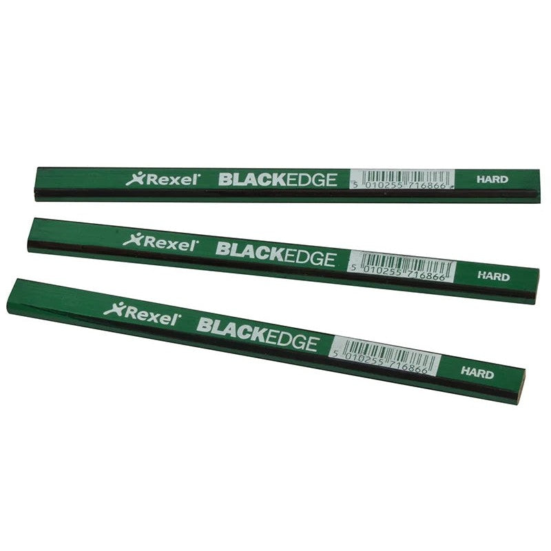 Blackedge Carpenter's Pencils - Green / Hard (Card 12) - 34332