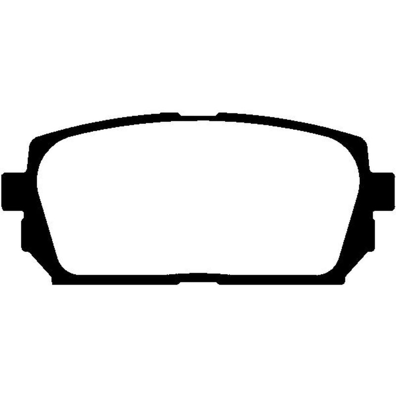 Abtex Rear Brake Pad Set PLU1376