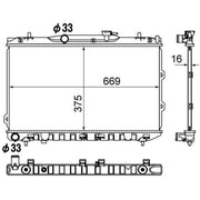 Mahle Engine Radiator CR 1897 000S