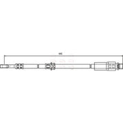 Apec Brake Hydraulic Hose Line Front HOS3748