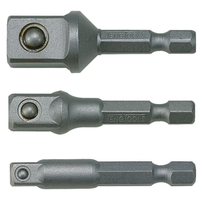 Teng Tools Bit Adaptor 1/4" Hex Drive to 1/2" Socket