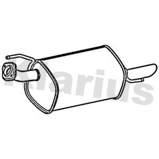 Klarius Box With Tail Pipe Rear DN695K