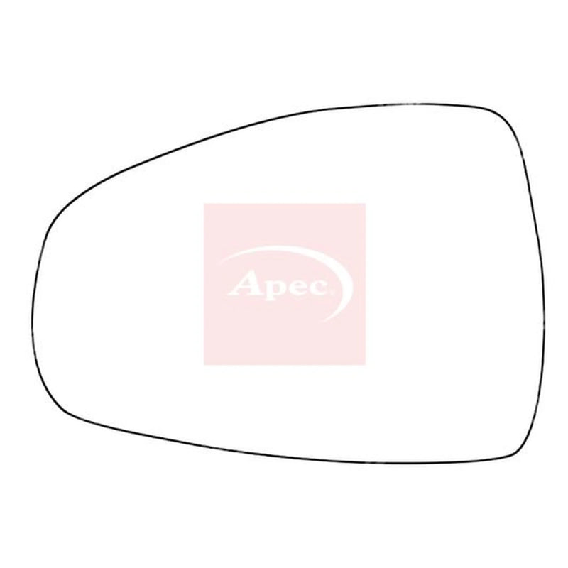 Apec Exterior Wing Mirror Glass Left AMS2666