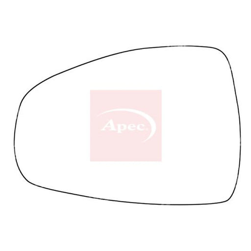 Apec Exterior Wing Mirror Glass Left AMS2666