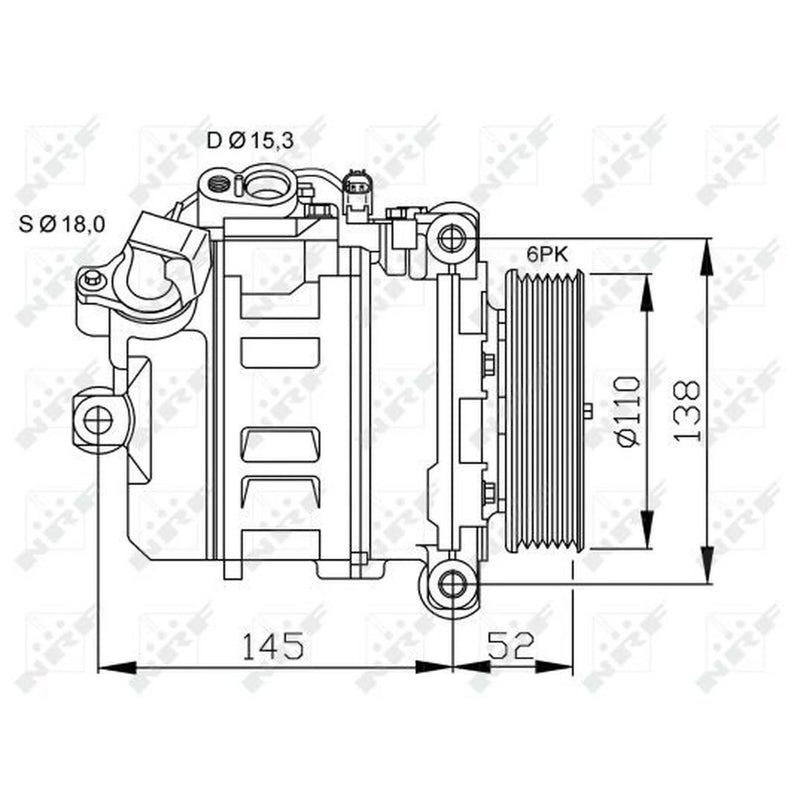 NRF Air Conditioning Compressor 32435