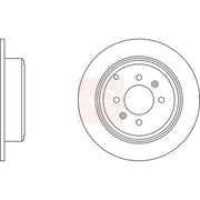 Apec 2 x Solid Rear Brake Discs DSK946