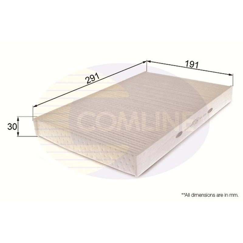 Comline Cabin Air Filter (Pollen Filter) EKF271