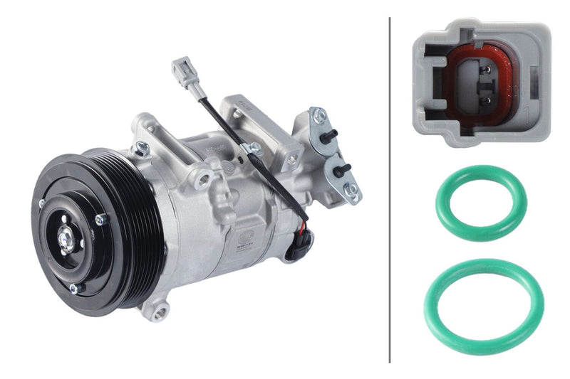 Hella 8FK 366 201-121 Compressor, air conditioning