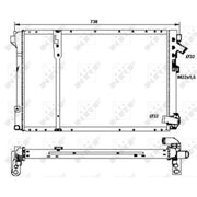 NRF Engine Radiator 58060