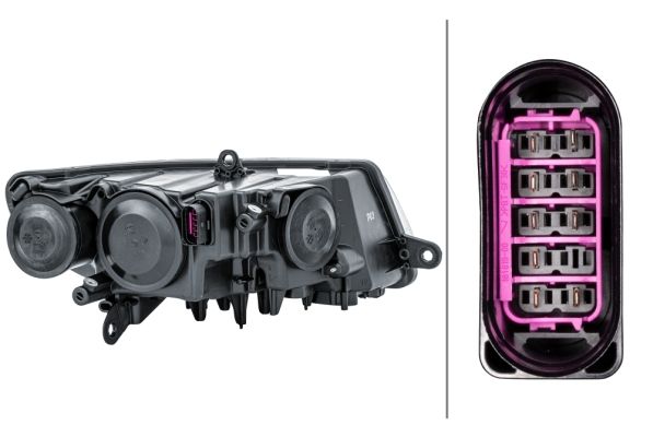 Hella Headlight Headlamp W5W Left
