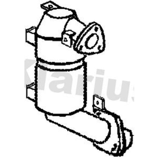 Klarius Catalyst Type Approved With Pipe 321742