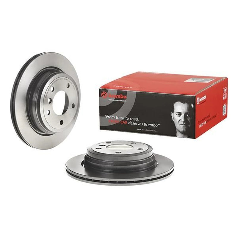 Brembo 2 x Internally Vented Rear Brake Discs 09.B338.21