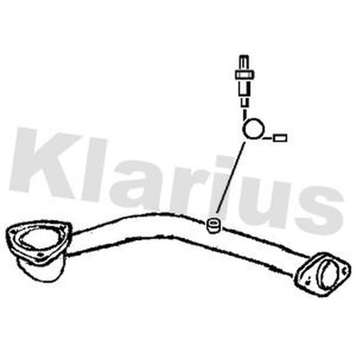 Klarius Exhaust Pipe OD GM394X