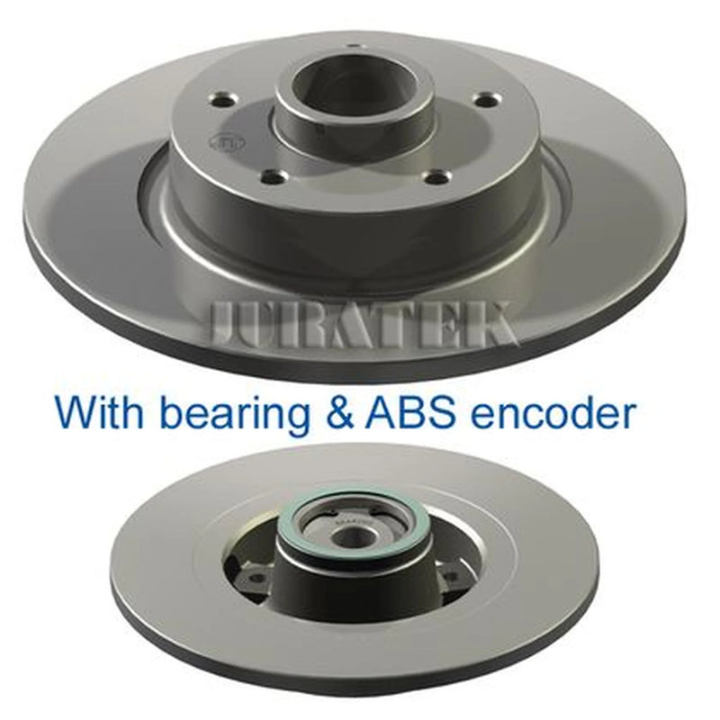 Juratek 2 x Solid Rear Brake Discs REN300C
