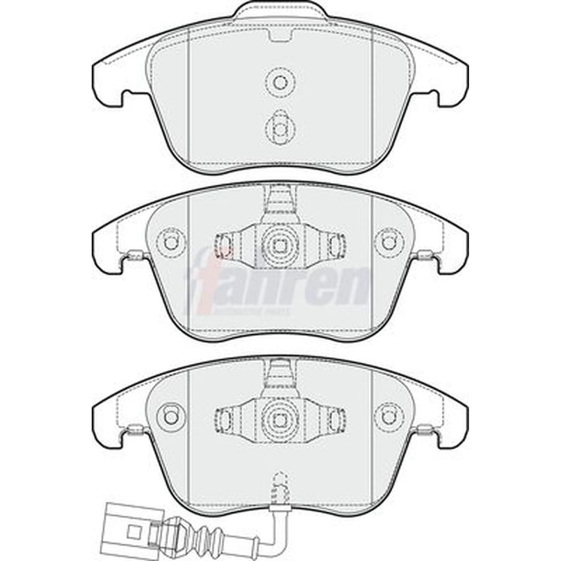 Fahren Front Brake Pad Set FBP3243