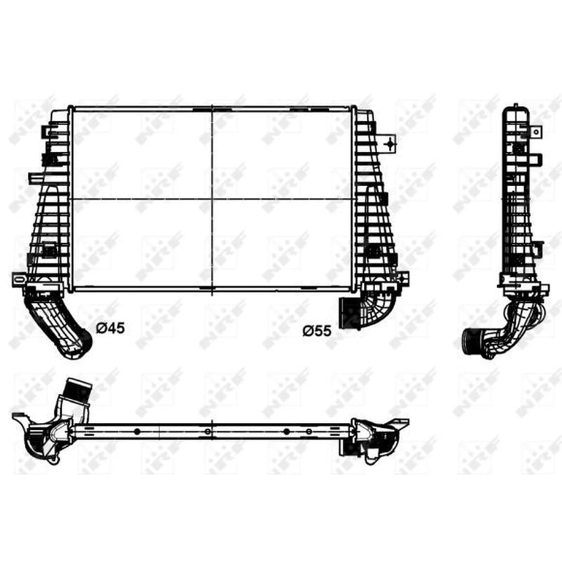 NRF Intercooler (Charge Air Cooler) 30300