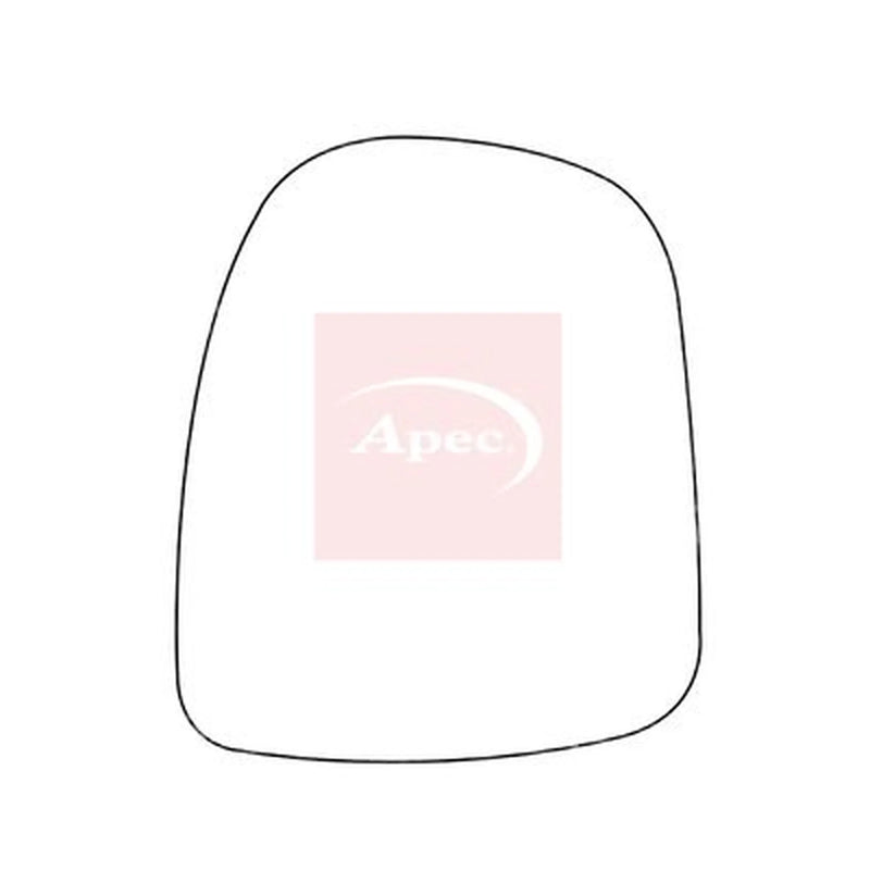 Apec Exterior Wing Mirror Glass Left AMS2059