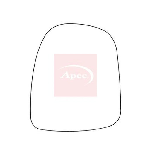 Apec Exterior Wing Mirror Glass Left AMS2059