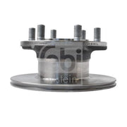 Febi 2 x Solid Front Brake Discs 17343