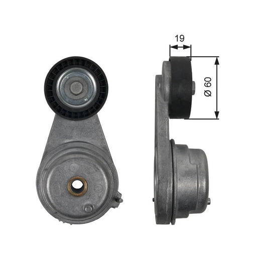 Gates Auxiliary Belt Tensioner T39190