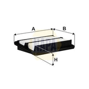 NAPA Engine Air Filter NFA1507