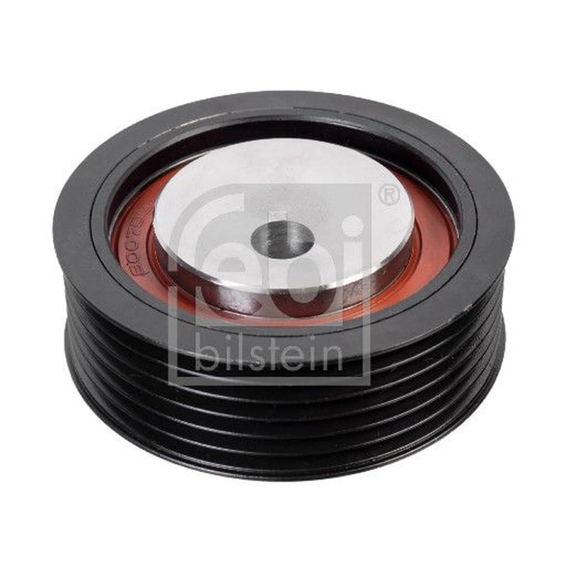 Febi V-Ribbed Belt Tensioner Pulley 75mm OD Wide Plastic 09785