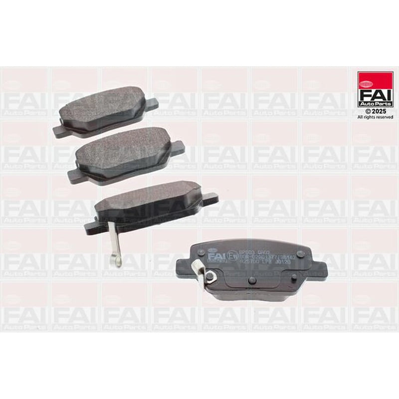 FAI Rear Brake Pad Set BP603