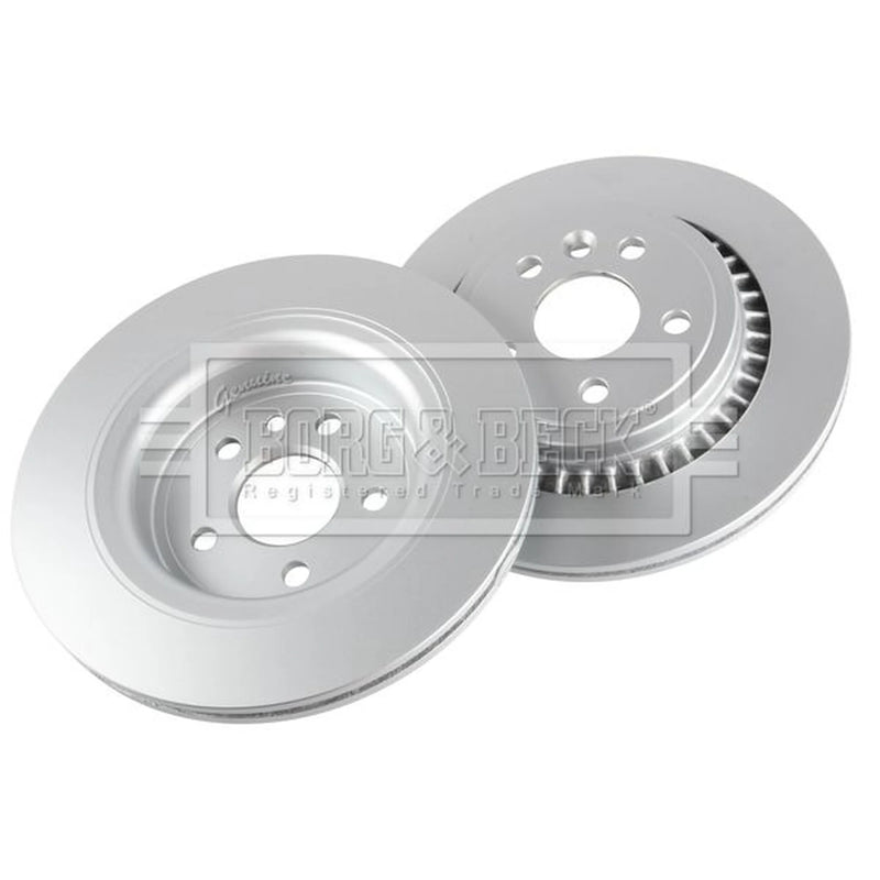 Borg & Beck 2 x Vented Rear Brake Discs BBD4767