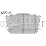 Key Parts 4 x Rear Brake Pad Set KBP2122