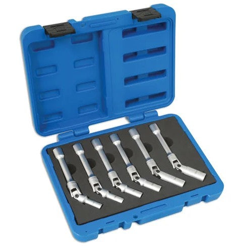 Laser Tools Glow Plug Socket Set - Extra Long 3/8"D 6pc - PL