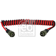 Febi Coiled Cable 2 Connectors 24V PU (Polyurethane) 171805