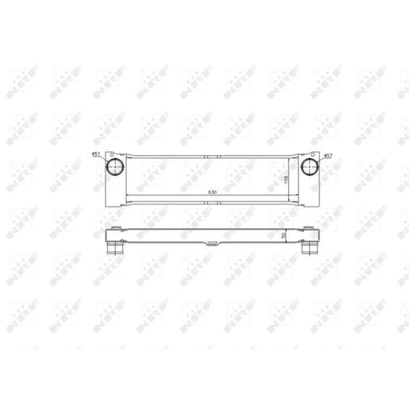 NRF Intercooler (Charge Air Cooler) 30901