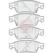 Apec Front Brake Pad Set PAD1686