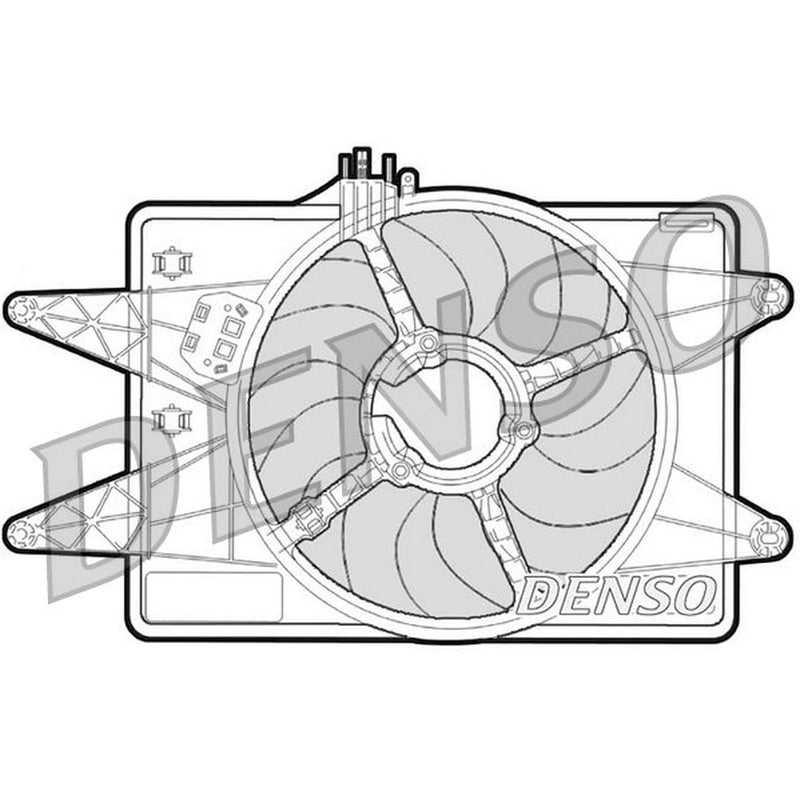 Denso Engine Cooling Fan DER09024