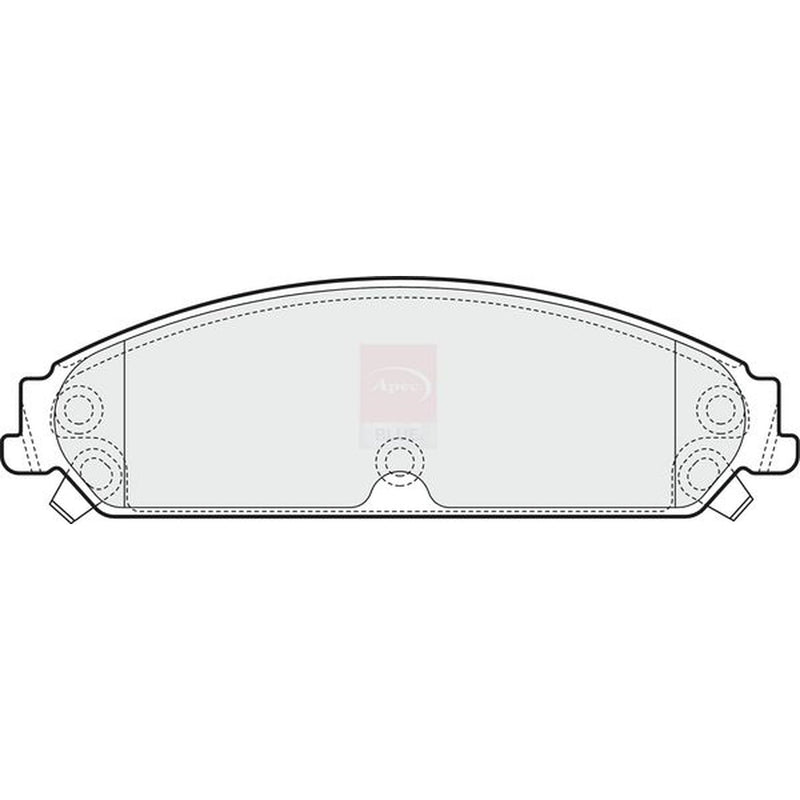 Apec Front Brake Pad Set PD3617