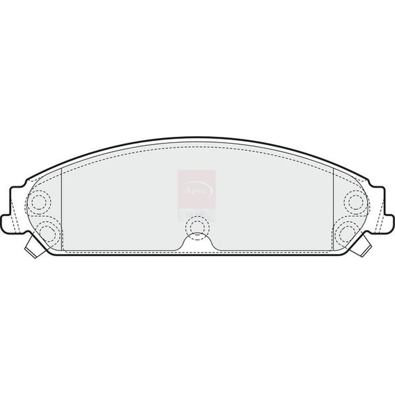 Apec Front Brake Pad Set PD3617