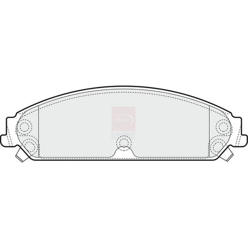 Apec Front Brake Pad Set PD3617