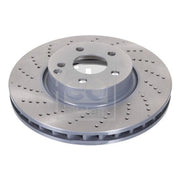 Febi 2 x Perforated/Vented Front Brake Discs 30553
