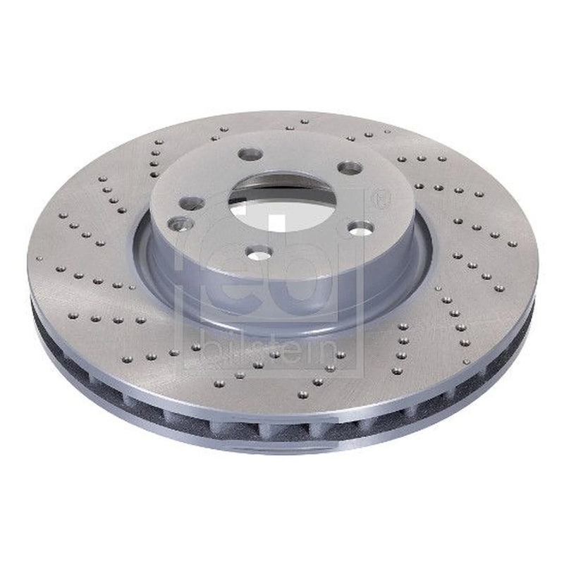 Febi 2 x Perforated/Vented Front Brake Discs 30553