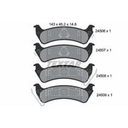 Textar Rear Brake Pad Set 2450601