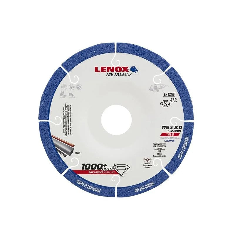 LENOX METALMAX™ Diamond Blade 115 x 2.0 x 22.23mm - LX2044468