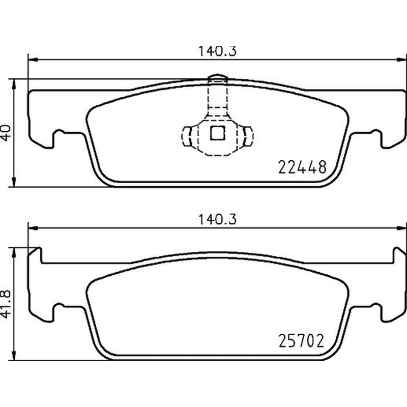 DON Front Brake Pad Set PCP1909